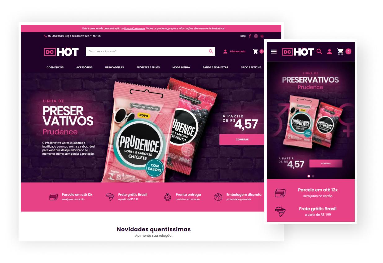 Loja Virtual para Sexshop